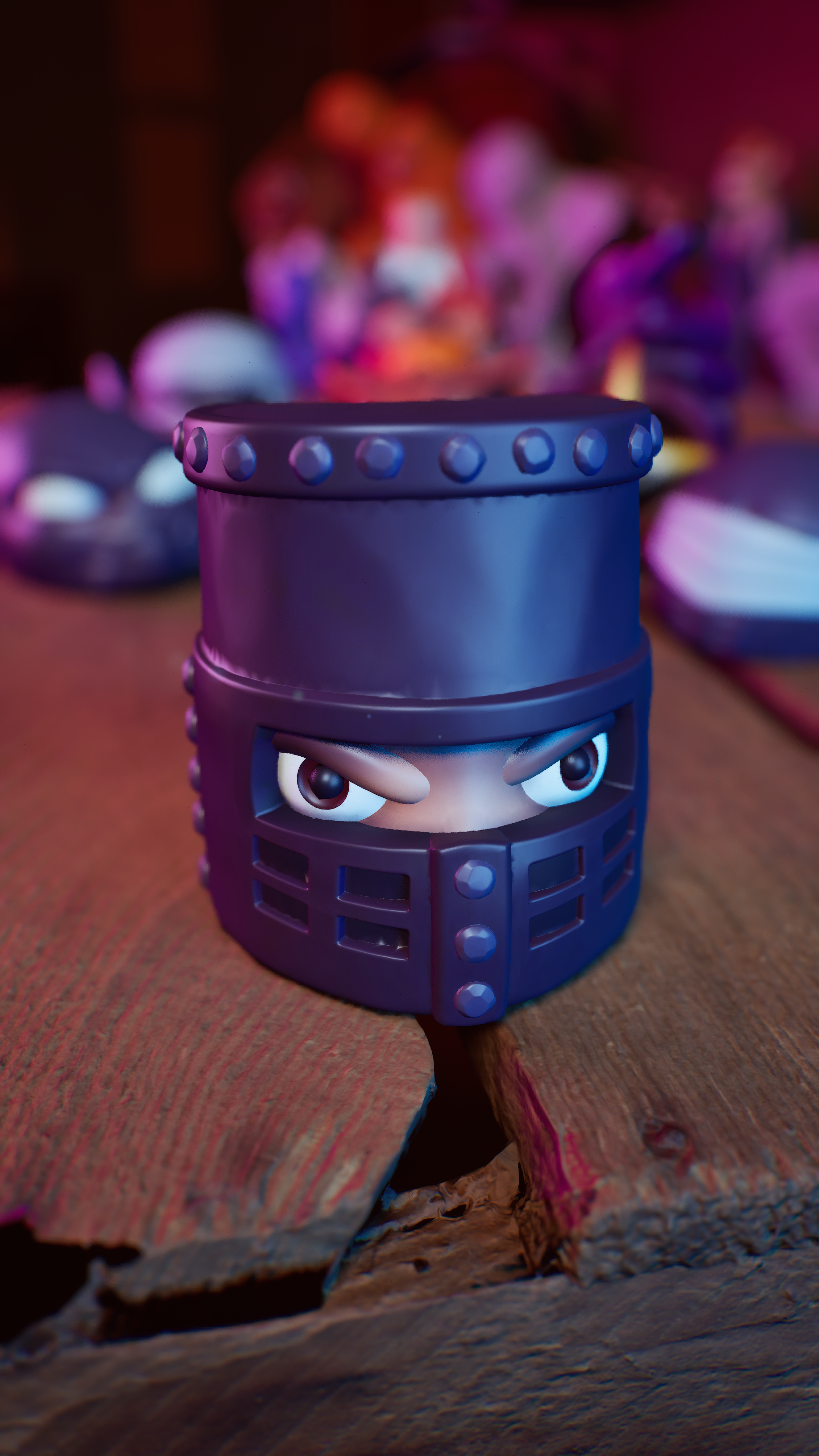 Li'l Black Knight - #MASKtober - Monty Python Classic Film Fanart Collectible 3D 3MF Model