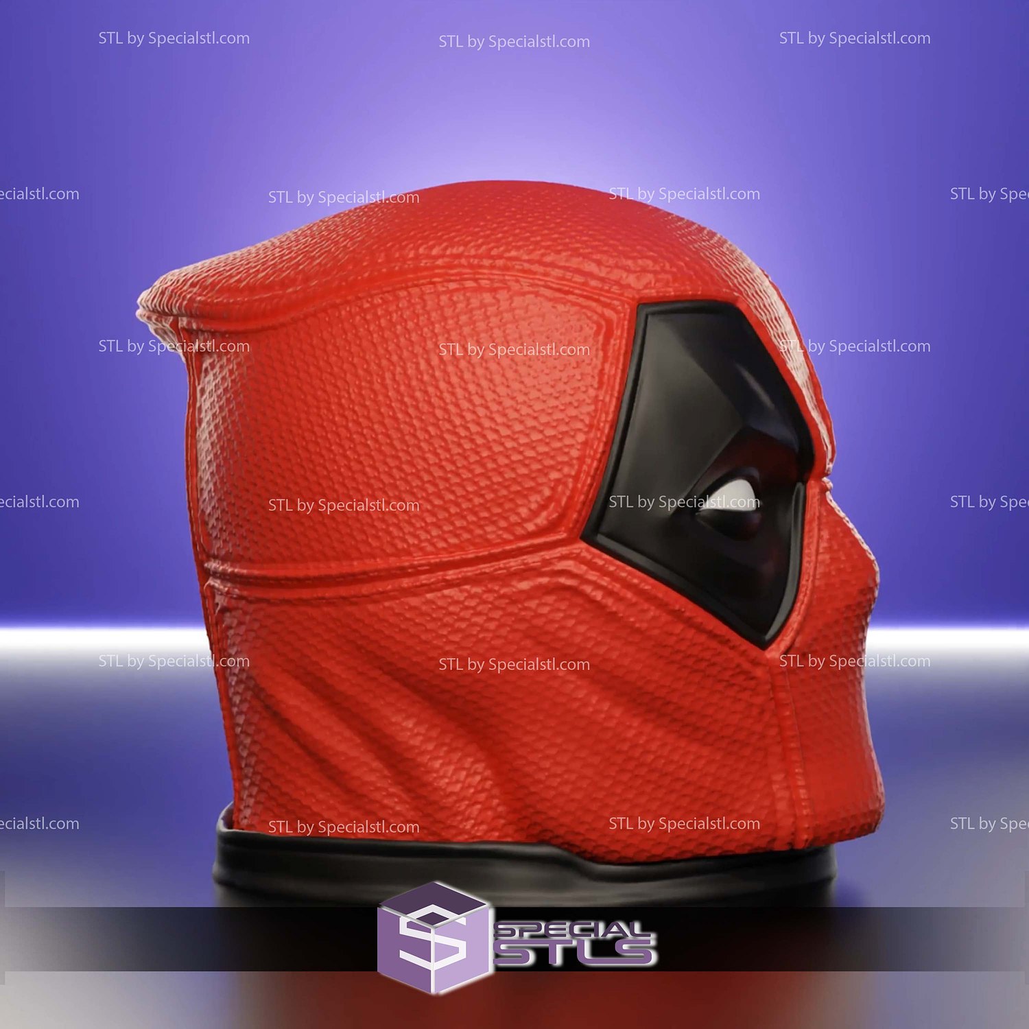 Magic The Gathering Marvel Deadpool Head Deck Box STL 3D Model — view 4