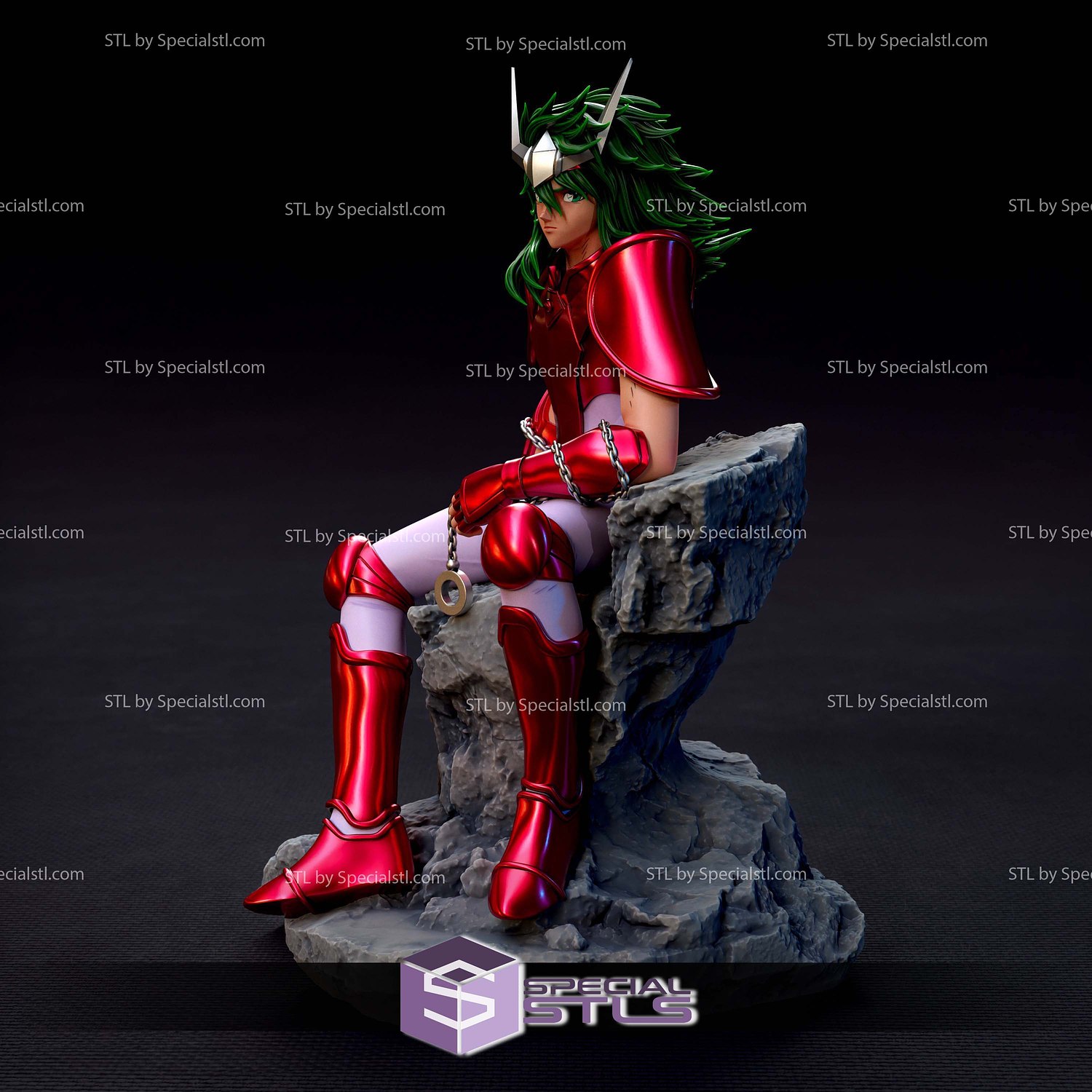 Andromeda Shun 1-6 Scale Sculptures 3D Printing STL Model — view 2