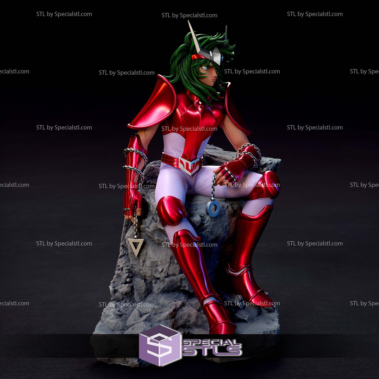 Andromeda Shun 1-6 Scale Sculptures 3D Printing STL Model — view 4