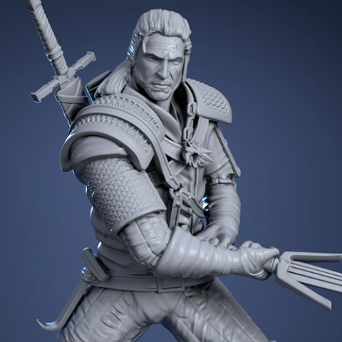 Witcher 3D Printer Files | Assembly STL Model