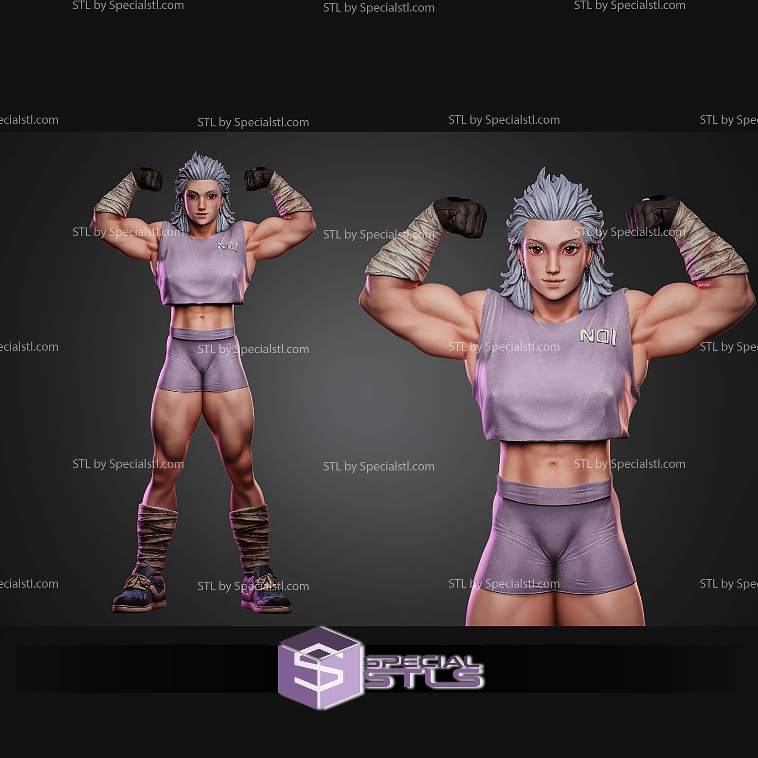Noi Dorohedoro 314mm STL Files 3D Model — view 4