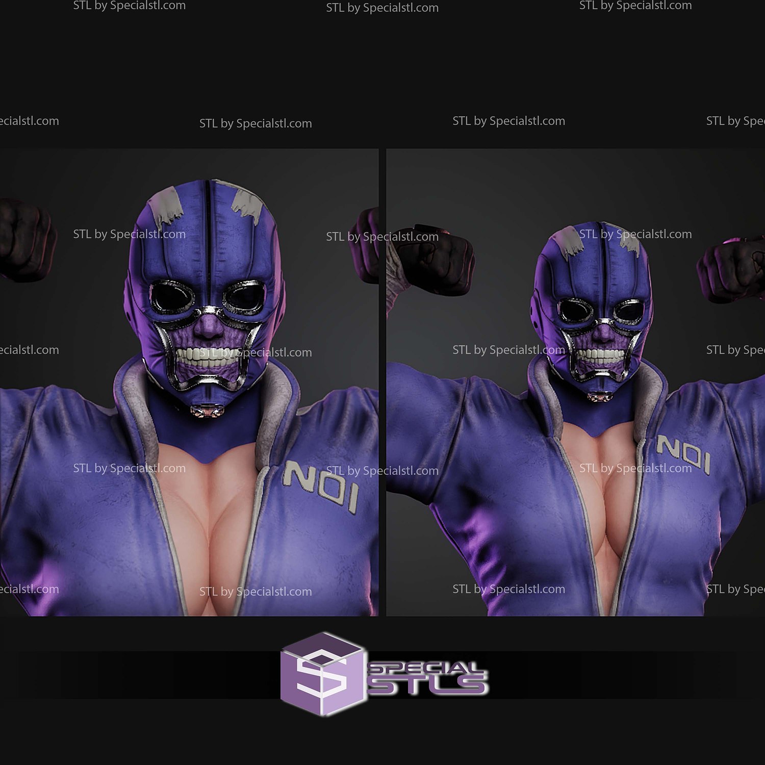 Noi Dorohedoro 314mm STL Files 3D Model — view 6