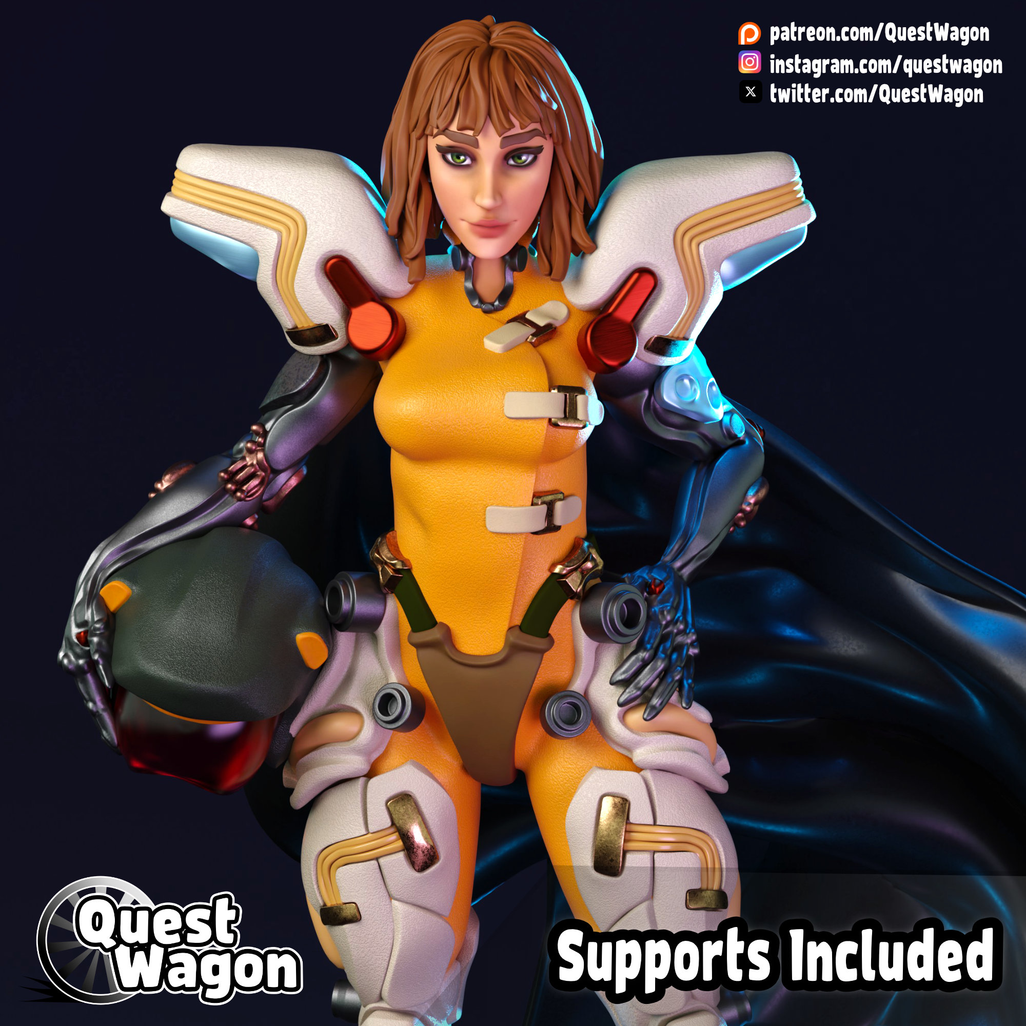 Starship Pilot 3D STL Model