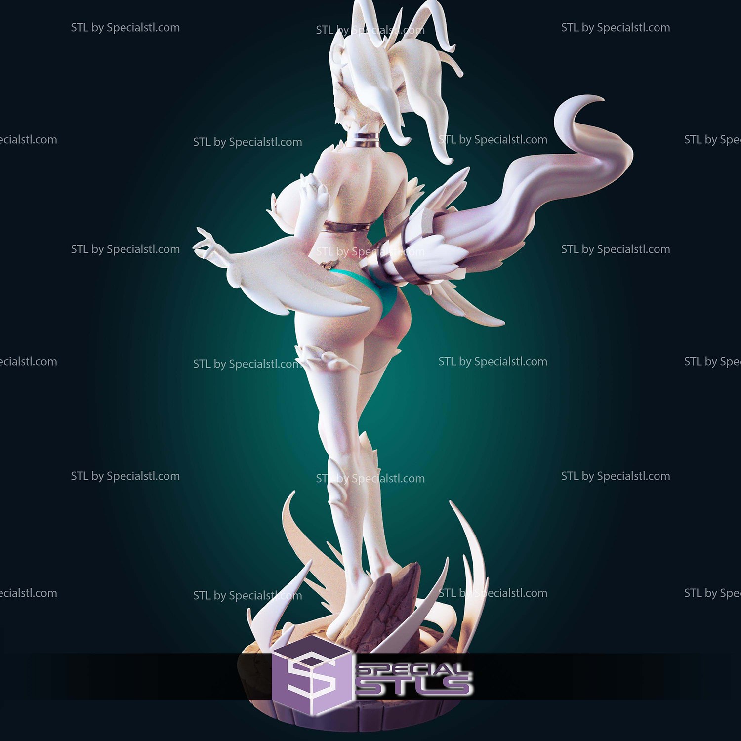 Reshiram Pokemon Alternative STL Files 3D Model — view 2