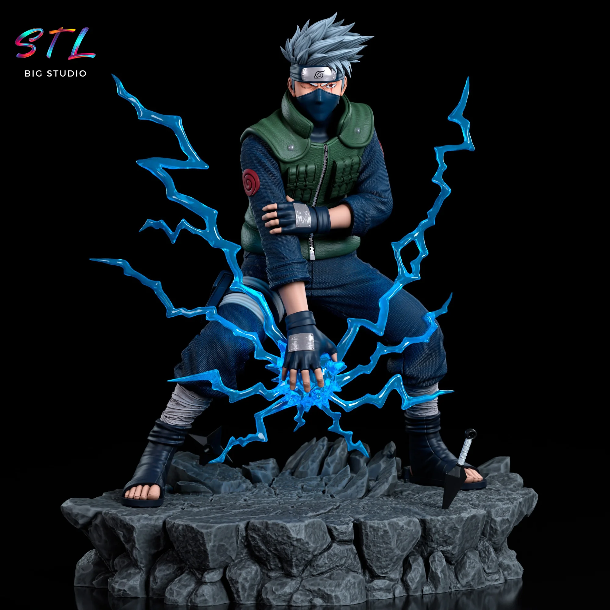 Kakashi Hatake STL | Naruto Shippuden | 3D Printable Figure Model
