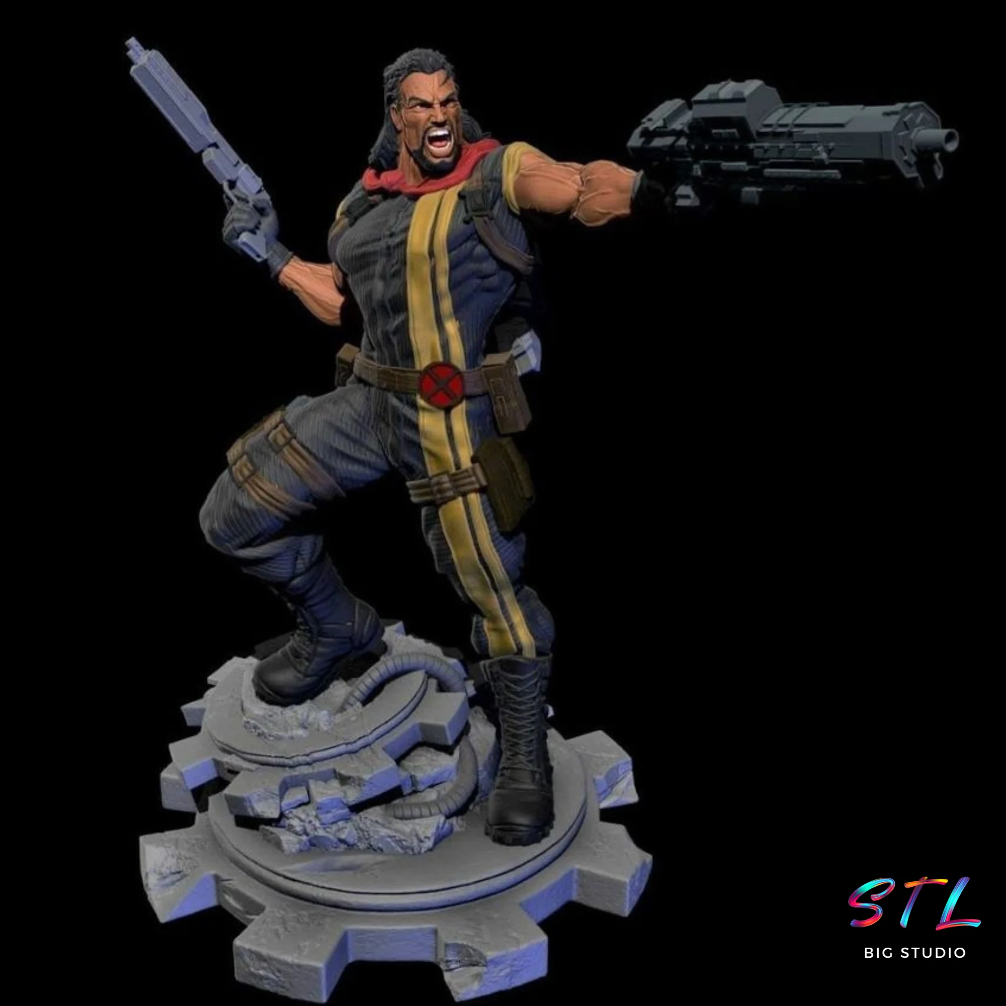 Bishop STL | X-Men Figure | Marvel | 3D Printable Model Model