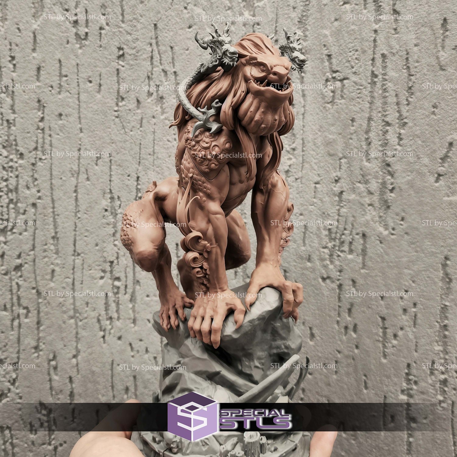 Bishui Beast Black Myth Wukong STL Files 3D Model — view 2