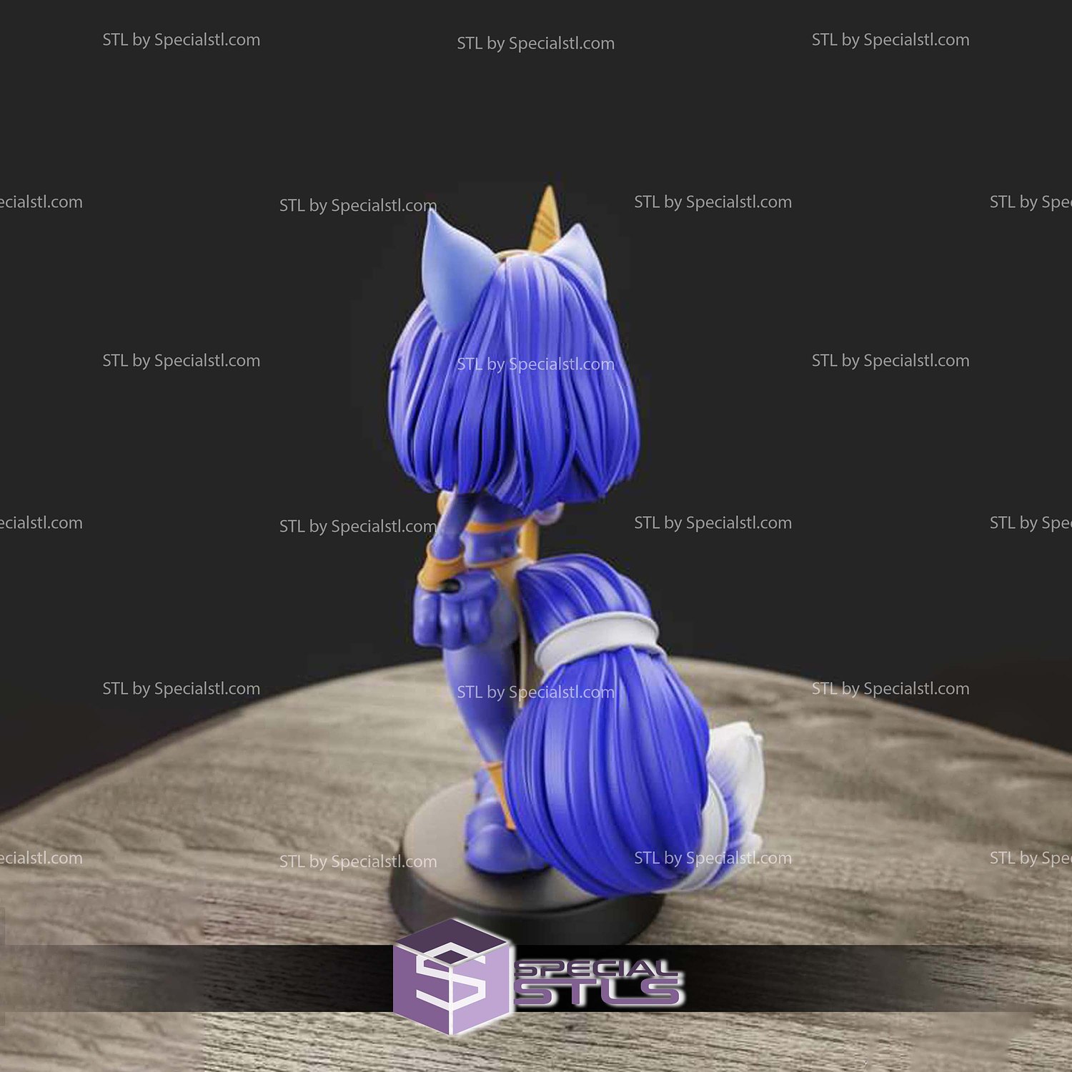 Chibi Krystal Sculptures 3D Printing STL Model — view 2