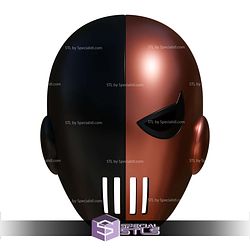 Cosplay STL Files Slade Deathstroke Teen Titans Helmet 3D Model