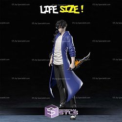 Life Size Sung Jinwoo STL Files 3D Model