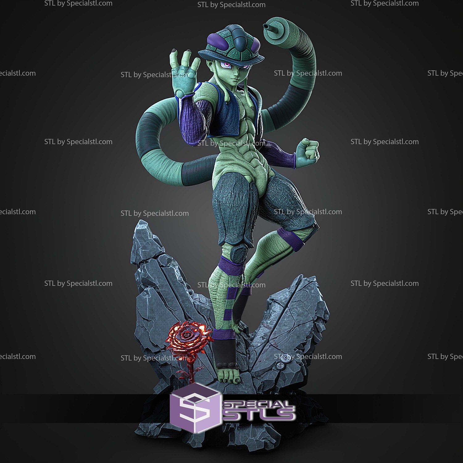 Meruem Hunter x Hunter 347mm STL Files 3D Model — view 2