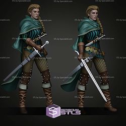 Queen Meve The Witcher STL Files 3D Model