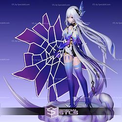 Skirk Genshin Impact Sculptures 3D Printing STL Model