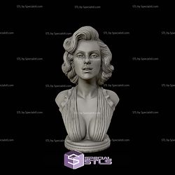 Marilyn Monroe Bust 3D Printing Models STL Model