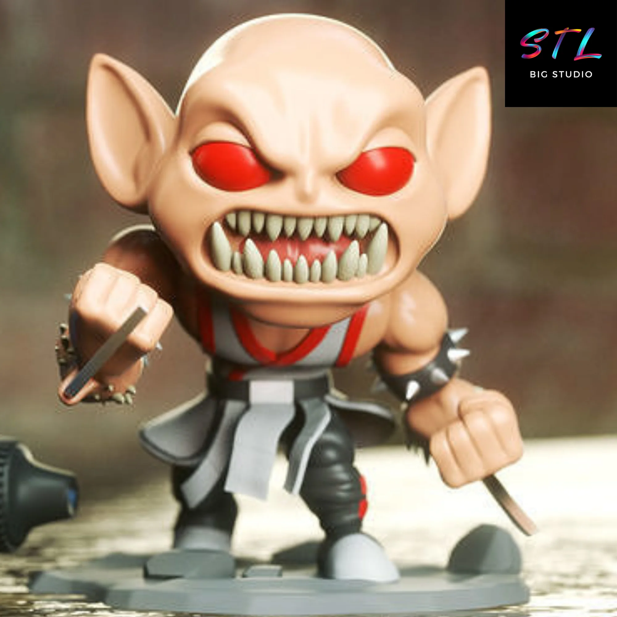 Baraka Chibi STL | Mortal Kombat | 3D Printable Figure Model