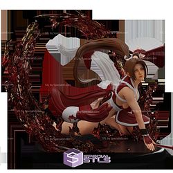 Mai Shiranui in Battle 3D Printing Models STL Model