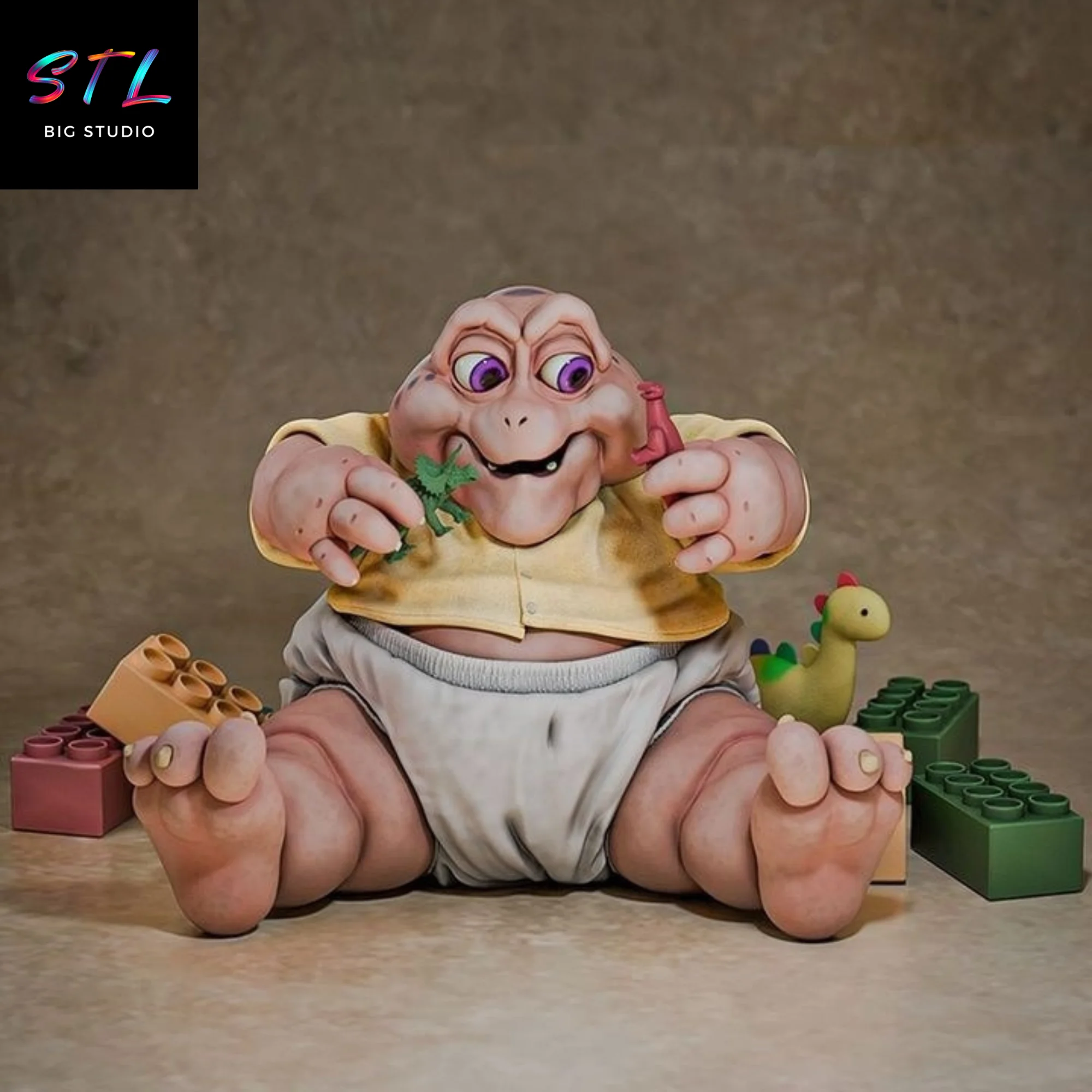 Baby Sinclair STL | Dinosaurs | 3D Printable Figure Model