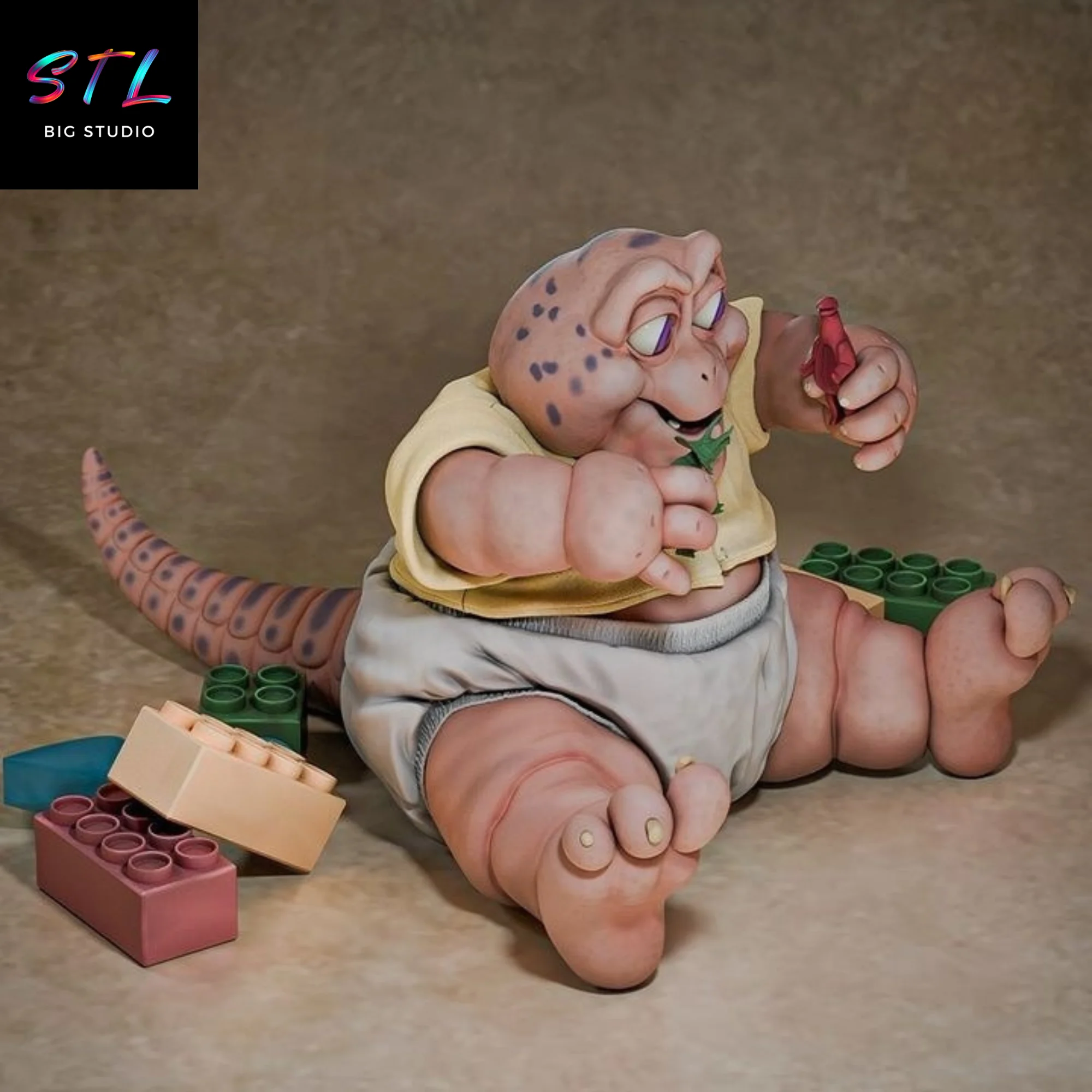 Baby Sinclair STL | Dinosaurs | 3D Printable Figure Model — view 2