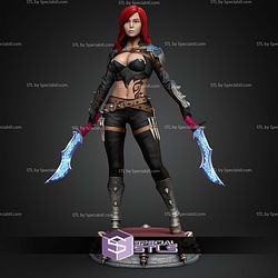Katarina League of Legends 1-10 STL Files 3D Model