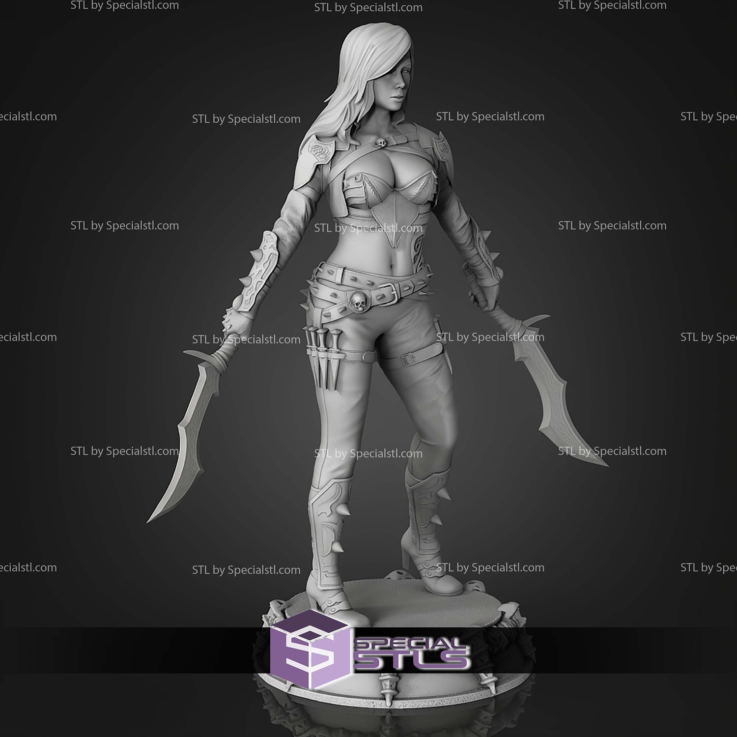 Katarina League of Legends 1-10 STL Files 3D Model — view 5