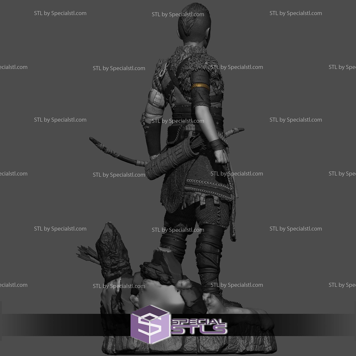 Atreus God of War Ragnarok 3D Printer Files STL Model — view 4