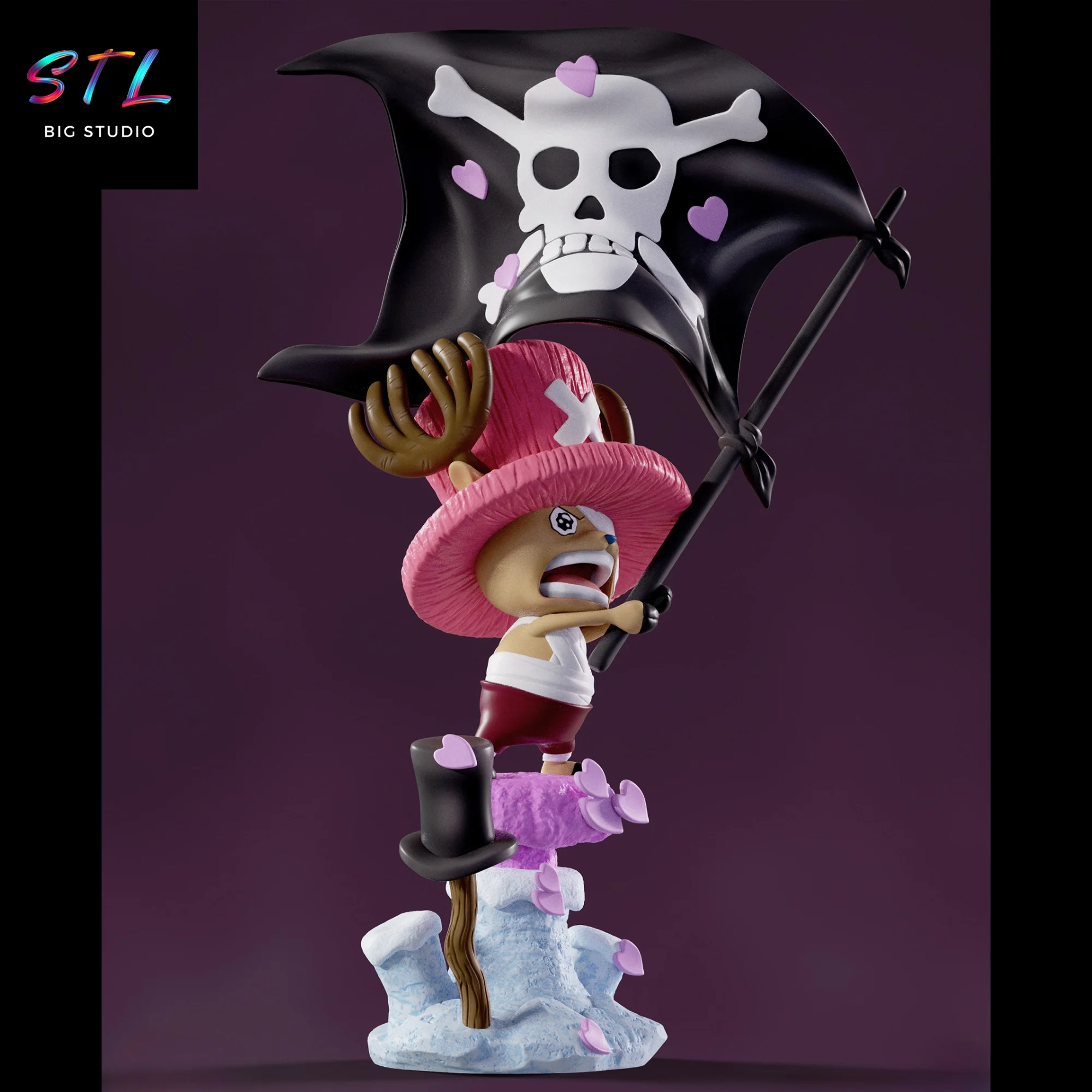 Tony Tony Chopper STL | One Piece | 3D Print Model Model — view 3