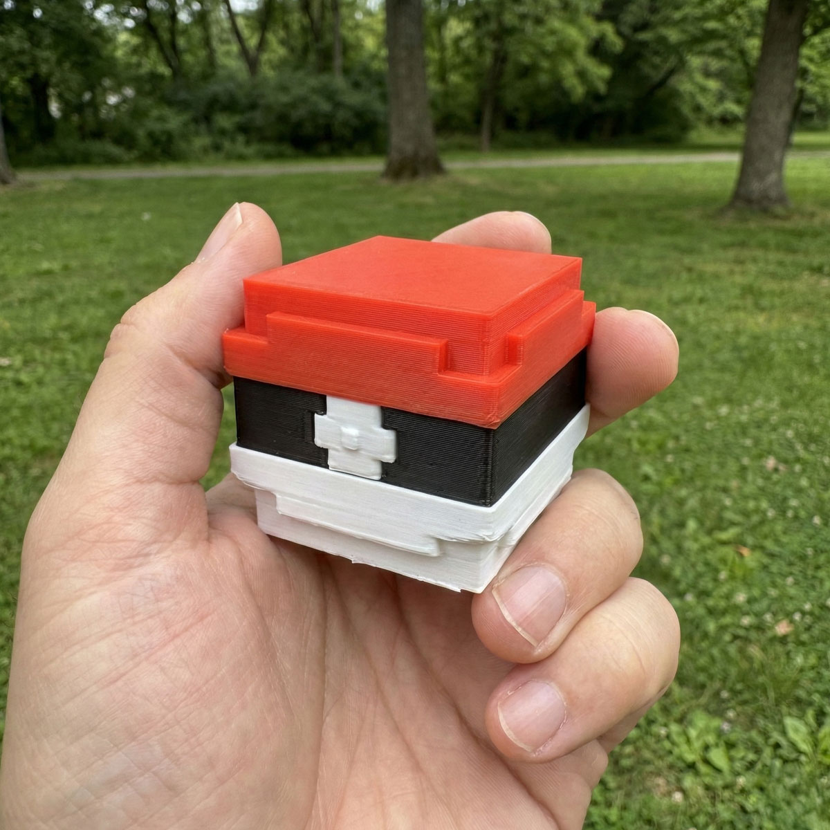 ULTRAPACK: 5 POKÉBALLS COBBLEMON / VOXEL STYLE - MINECRAFT SERIES 3D 3MF Model — view 2