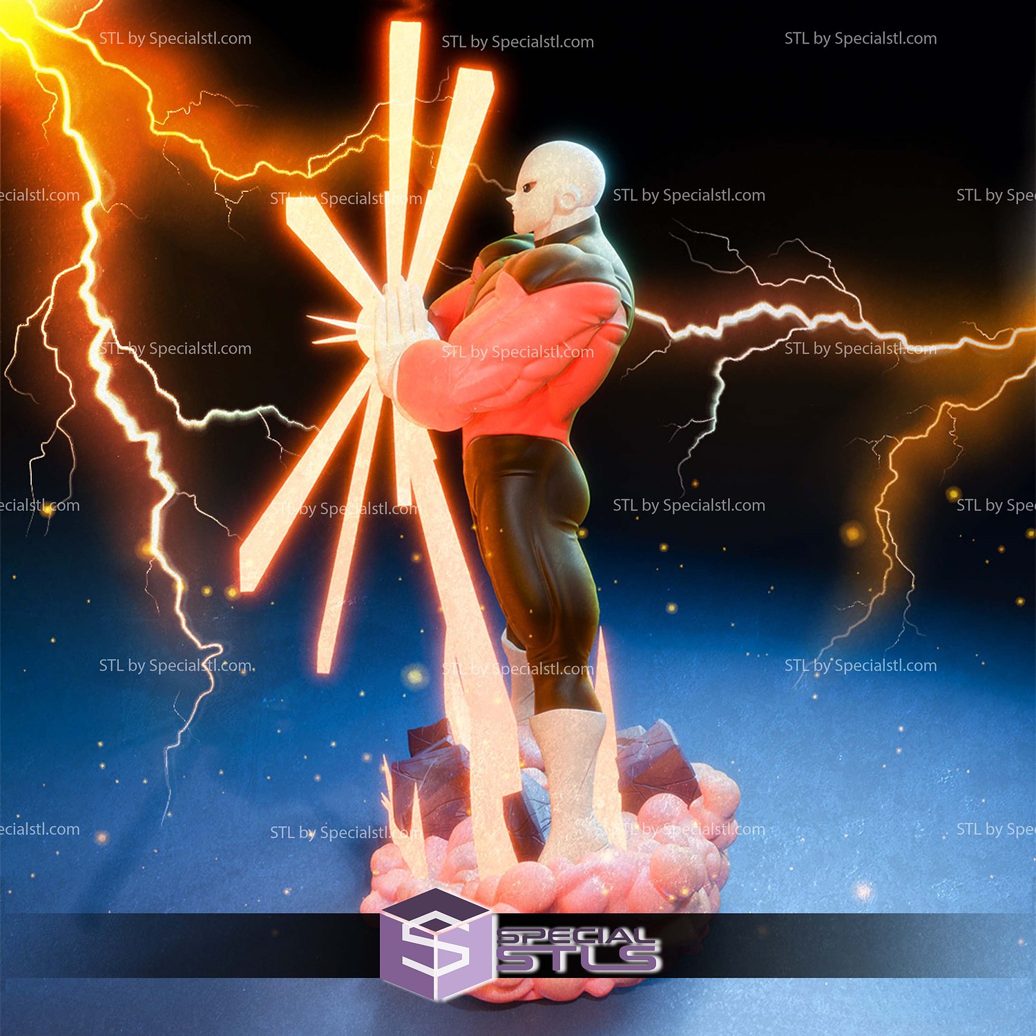 Jiren Power Ball 3D Print Files STL Model — view 3