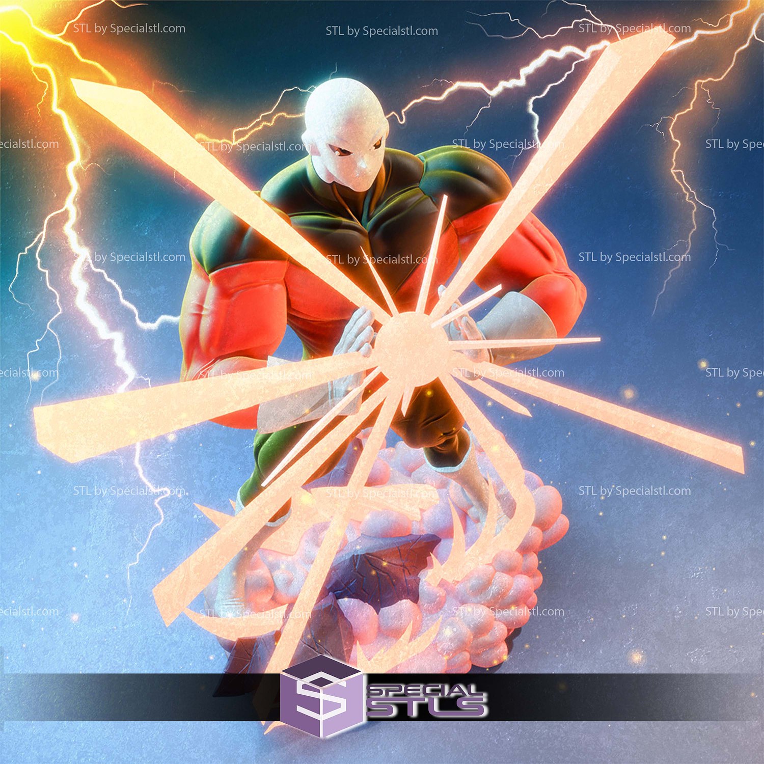 Jiren Power Ball 3D Print Files STL Model — view 4