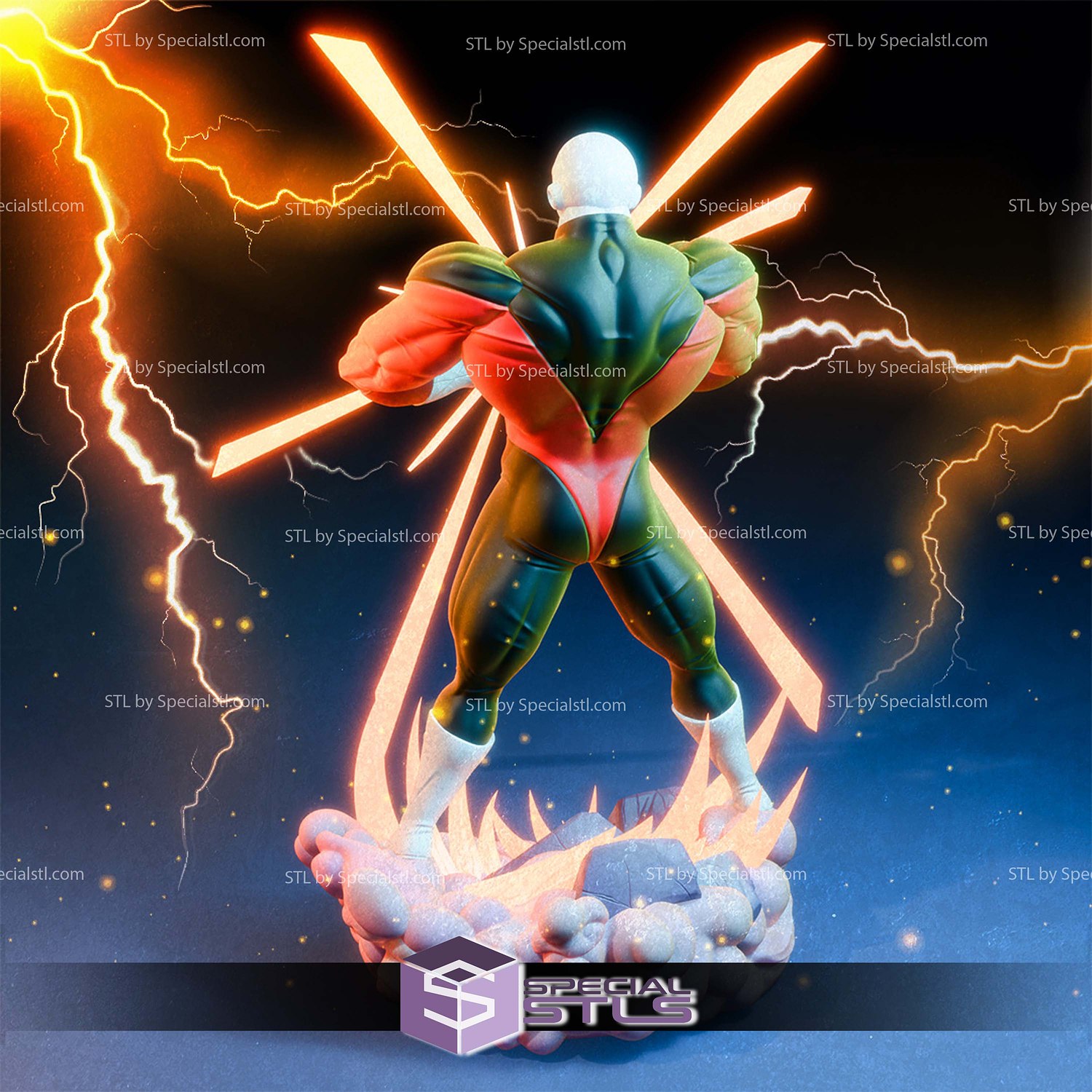 Jiren Power Ball 3D Print Files STL Model — view 5