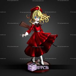 Tanya von Degurechaff Youjo Senki 228mm STL Files 3D Model