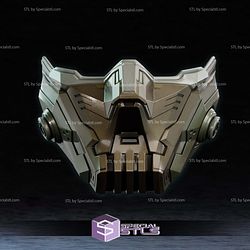 Cosplay STL Files Winter Soldier Marvel Rivals Mask 3D Model