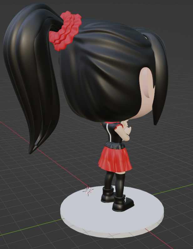 Funko style Babymetal Su-metal 3D STL Model
