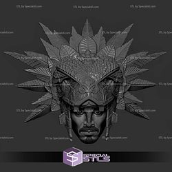 Custom Head STL Namor and Helmet 3D Model