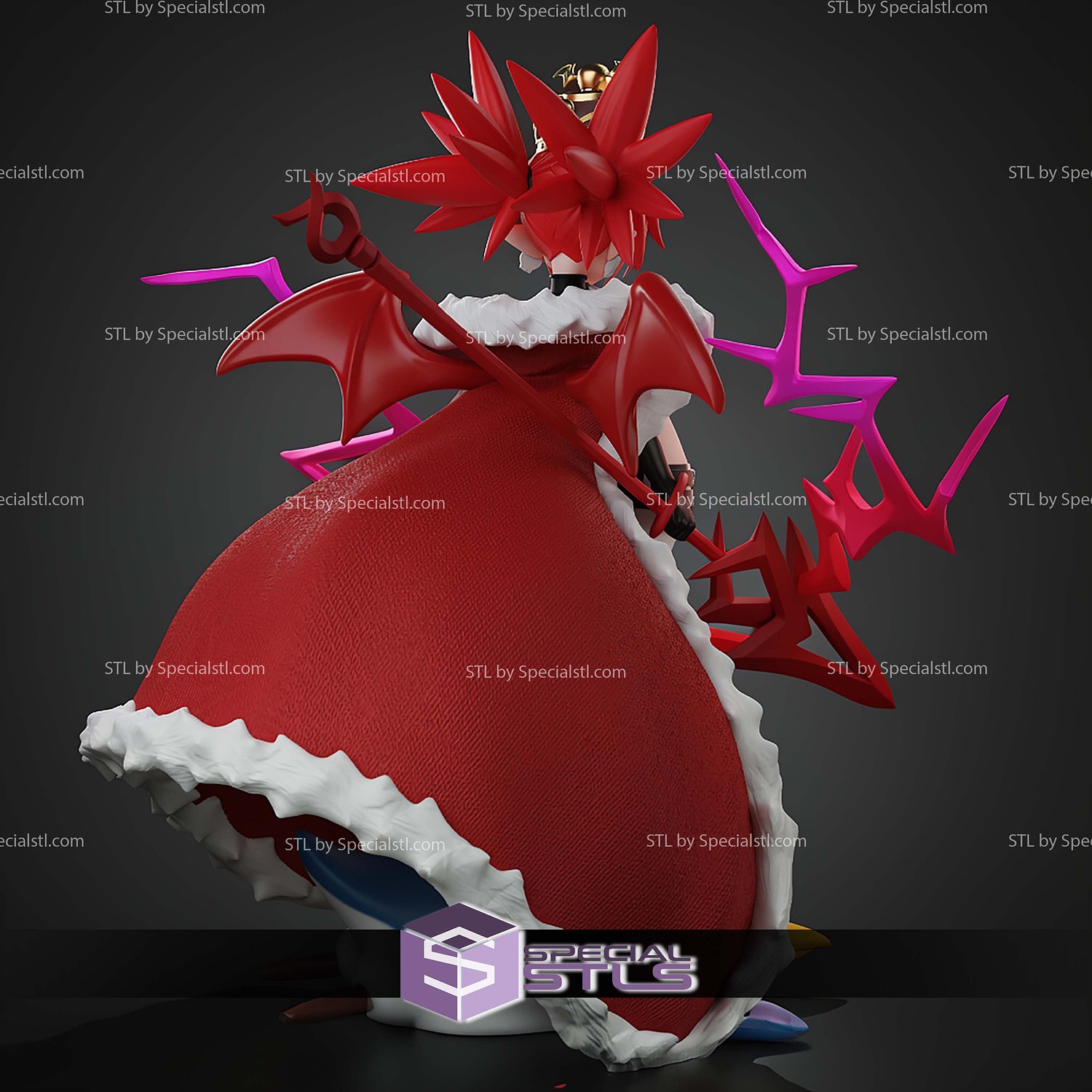 Royal Supreme Etna Disgaea 225mm STL Files 3D Model — view 4