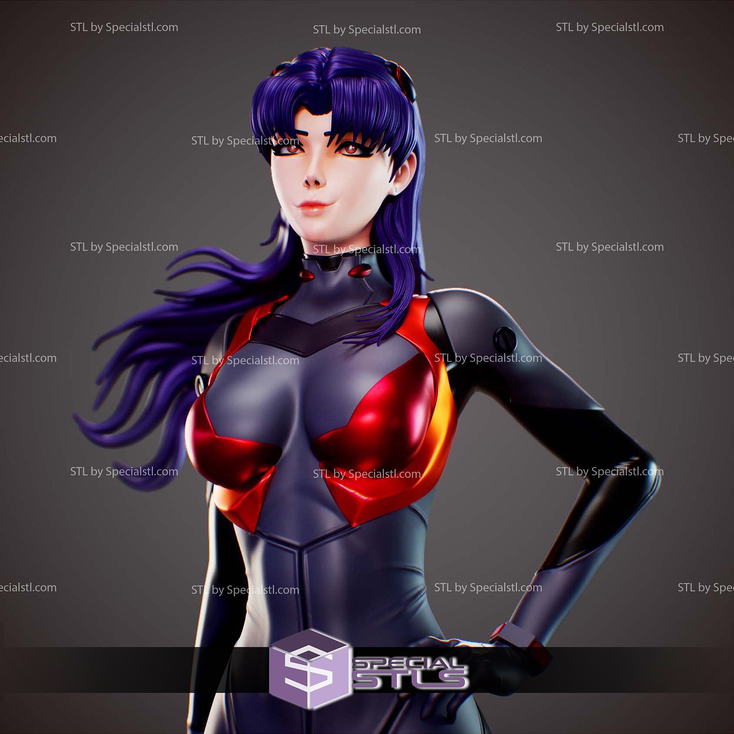Misato Suit Neon Genesis Evangelion 3D Printer Files STL Model — view 2