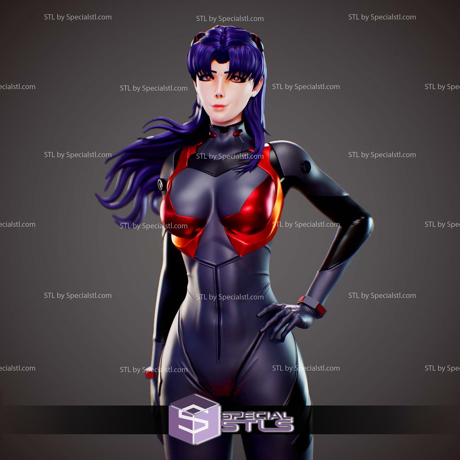 Misato Suit Neon Genesis Evangelion 3D Printer Files STL Model — view 3