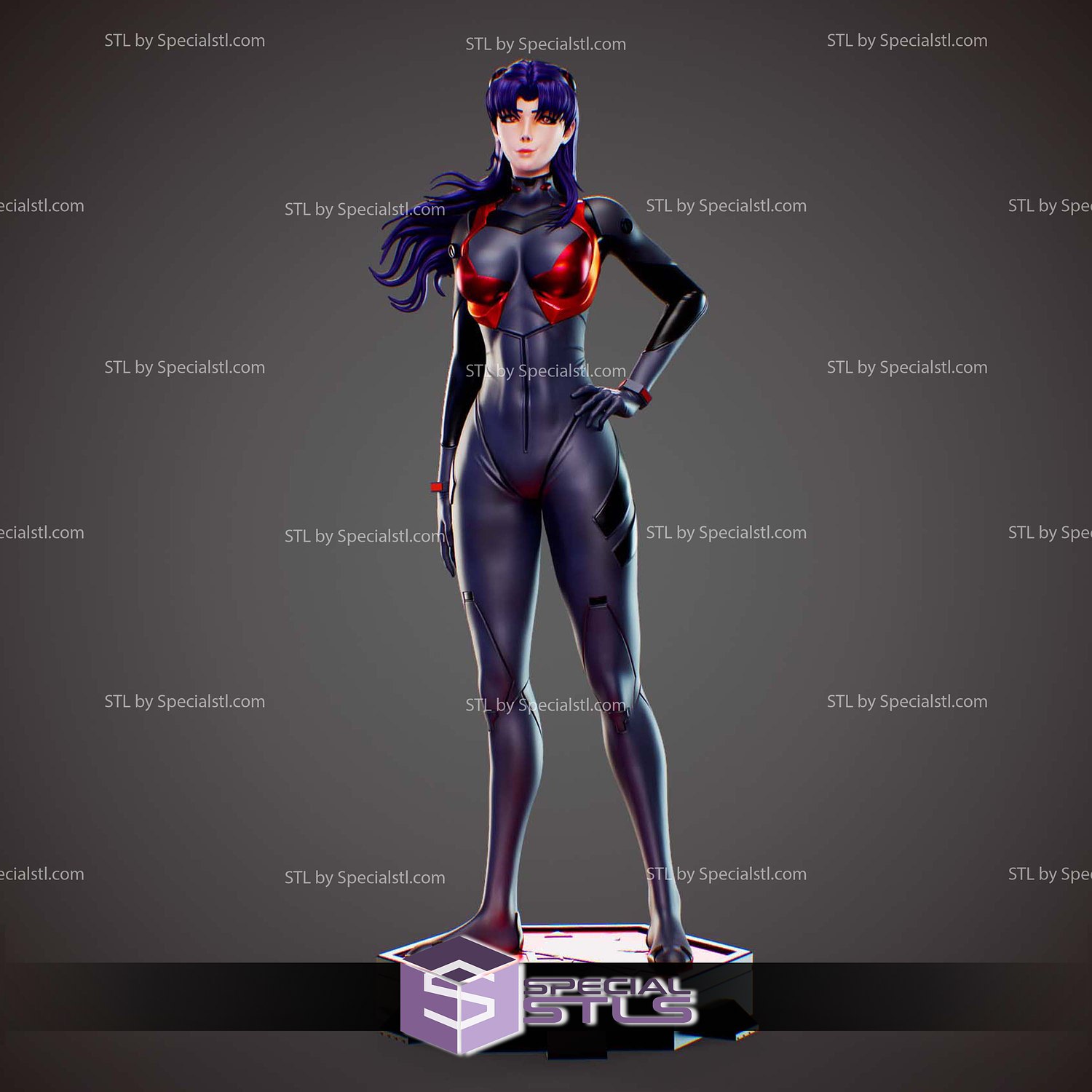 Misato Suit Neon Genesis Evangelion 3D Printer Files STL Model — view 4