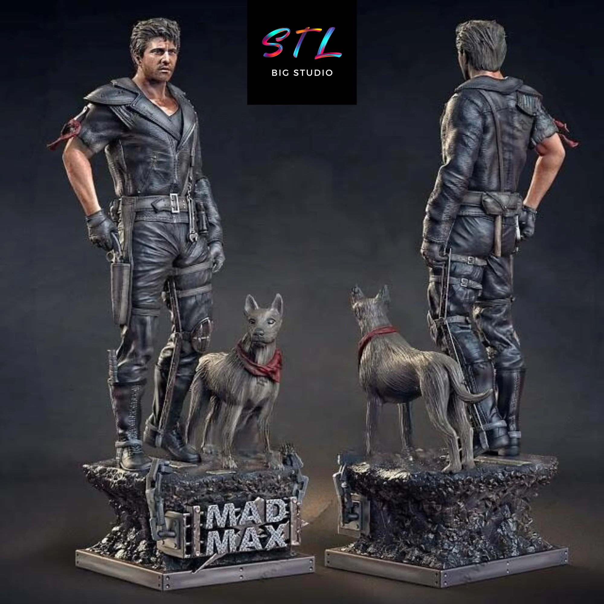 Mad Max STL | 3D Printable Figure | Apocalyptic Edition Model — view 2