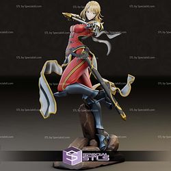 Cha Hae-In in Action 3D Printer Files STL Model