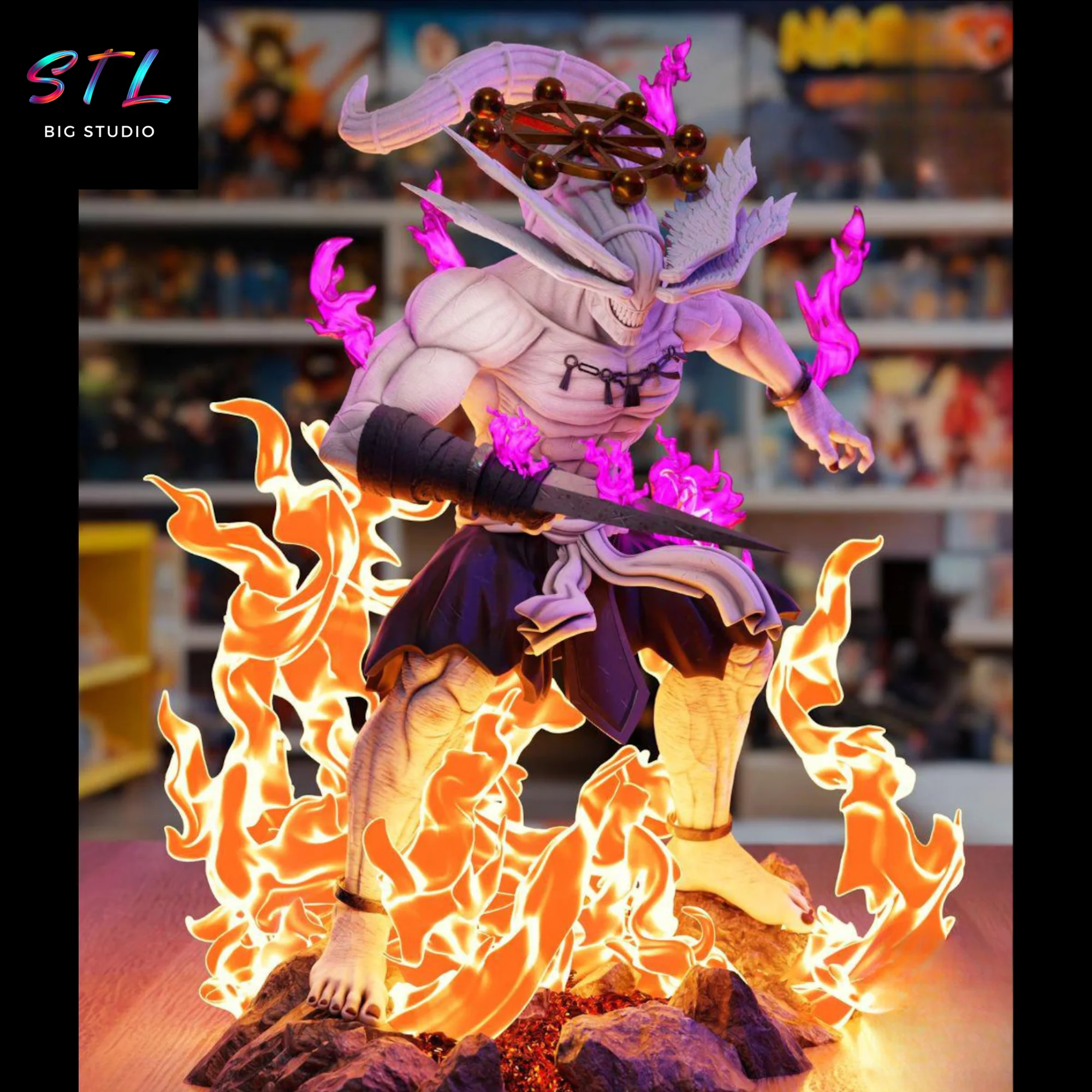 Mahoraga STL | Jujutsu Kaisen | 3D Model for Printing Model — view 2