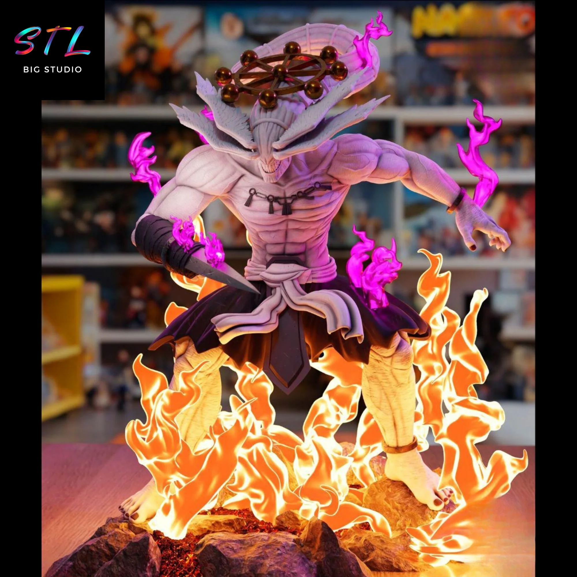 Mahoraga STL | Jujutsu Kaisen | 3D Model for Printing Model — view 3