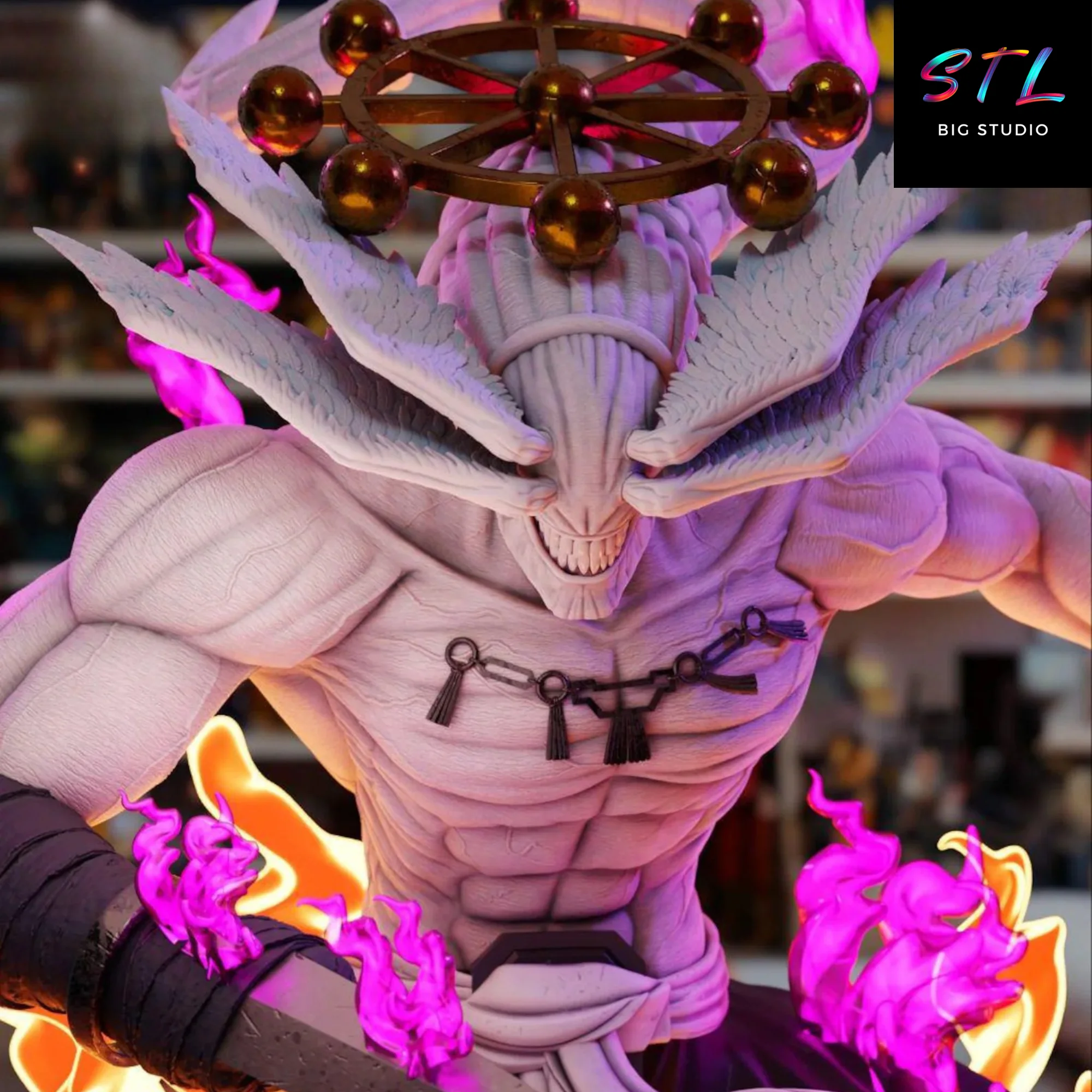 Mahoraga STL | Jujutsu Kaisen | 3D Model for Printing Model — view 5