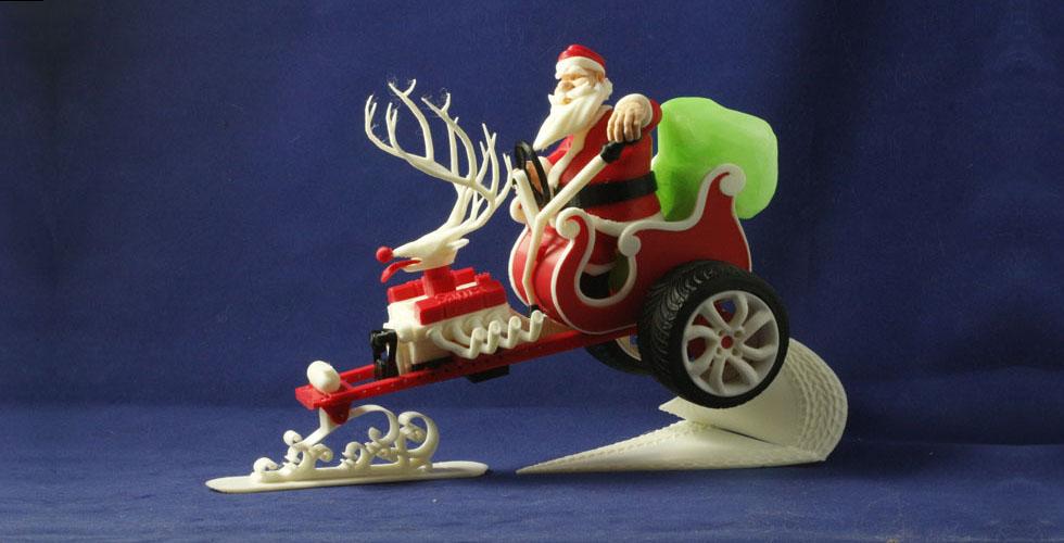 Santa\u0027s New Sleigh 3D Printer Files | Assembly STL Model