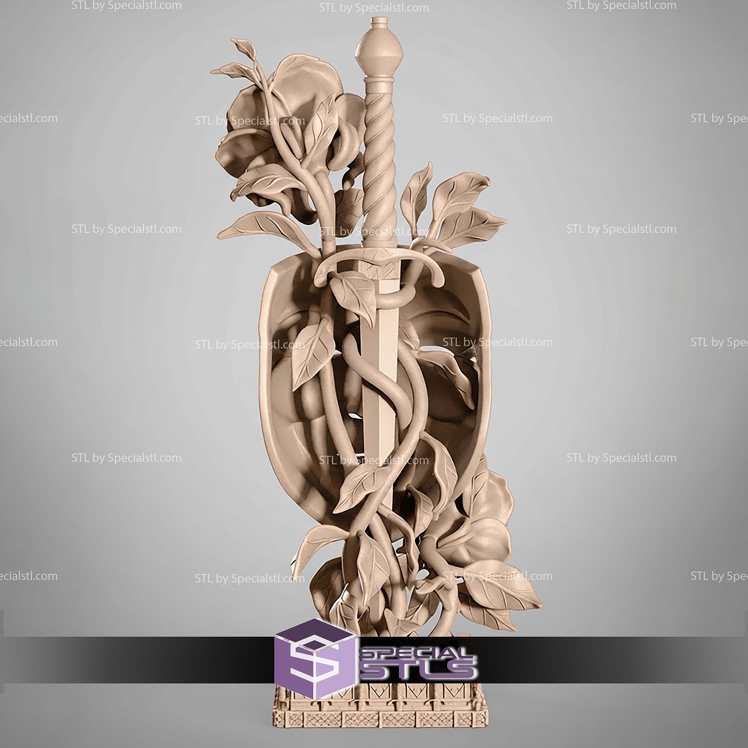 V for Vendetta Sword STL Files 3D Model — view 2
