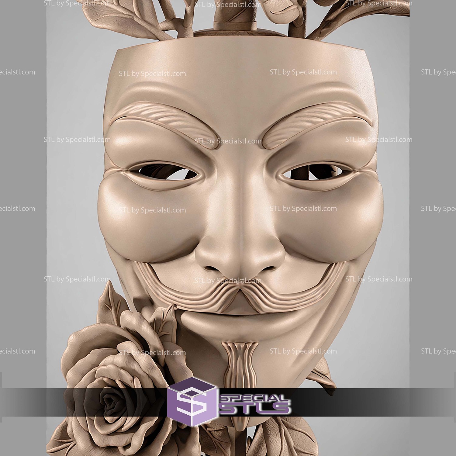 V for Vendetta Sword STL Files 3D Model — view 4