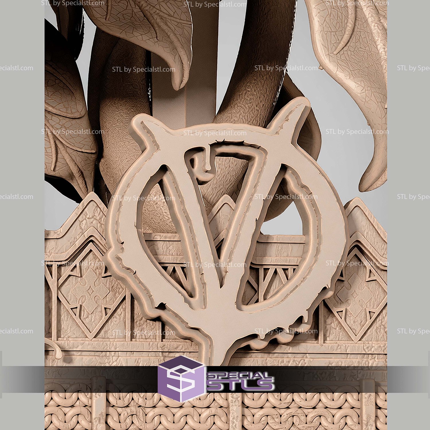 V for Vendetta Sword STL Files 3D Model — view 6
