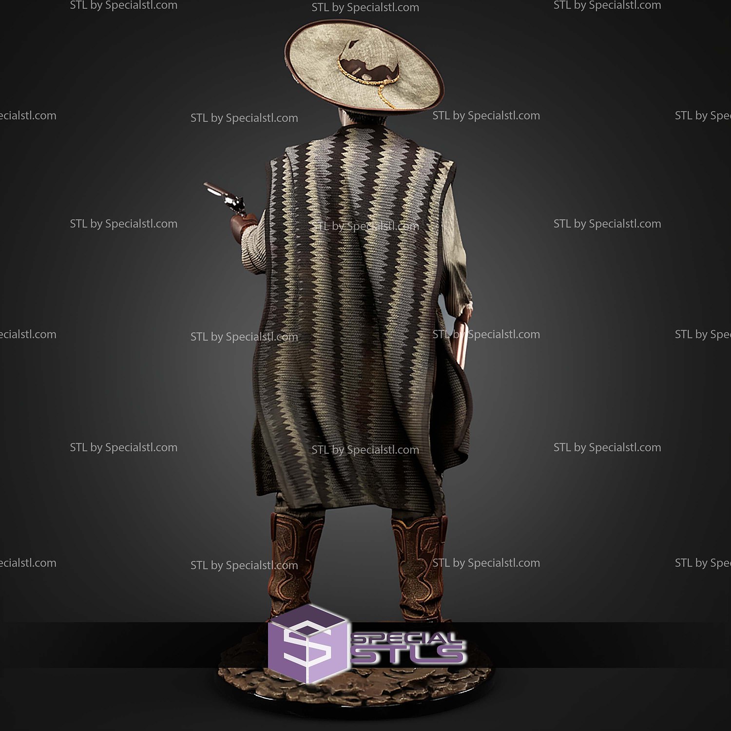 Tuco Ramirez Movie STL Files 3D Model — view 2