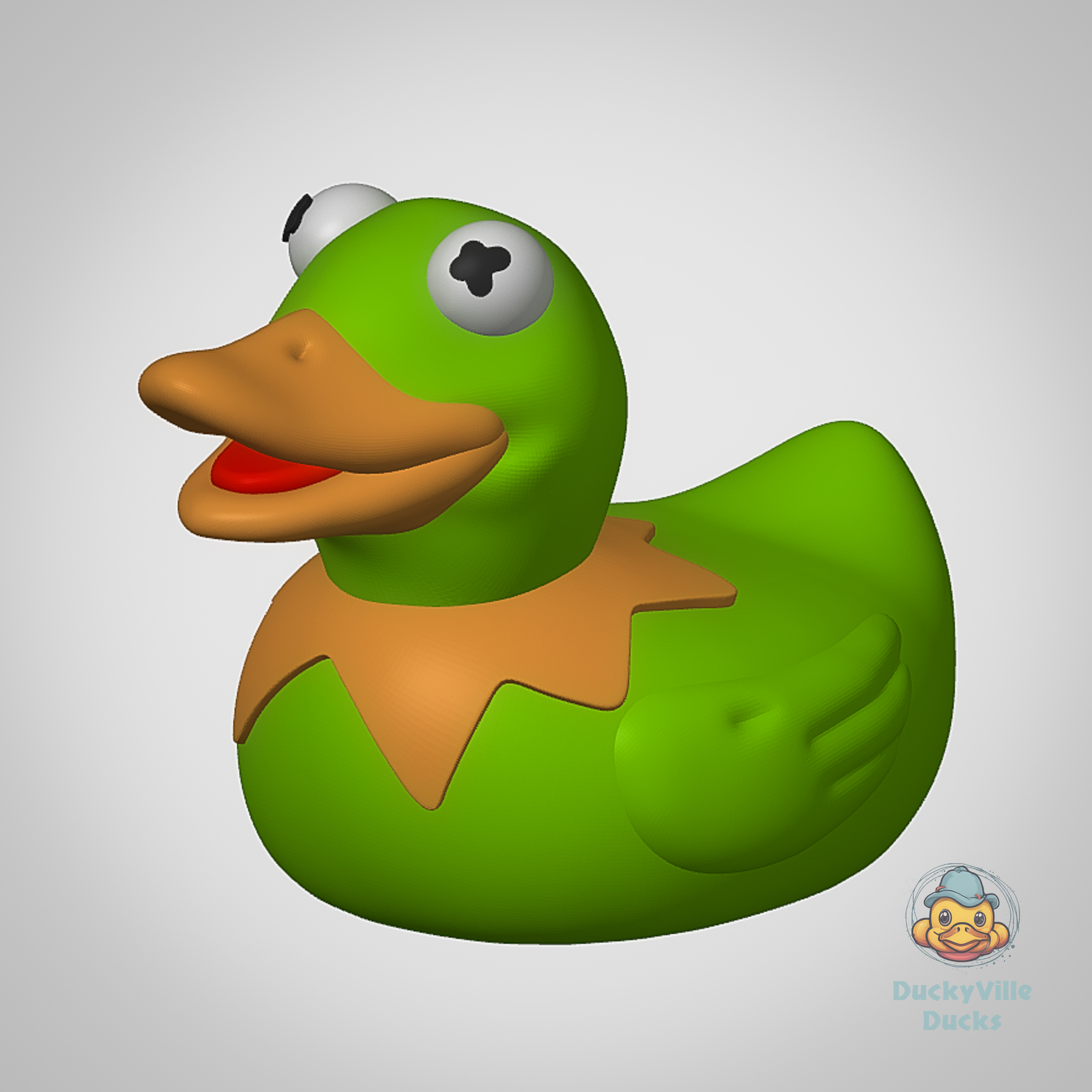 Kermit Duck - Sesame Street 3D 3MF Model
